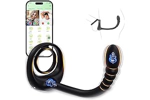Vibrating Cock Ring Prostate Massager: Intense Adult Male Sex Toy