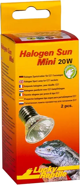 Lucky Reptile Halogen Sun Mini 20W - Perfekte Wärmelampe für Leopardgecko Terrarien