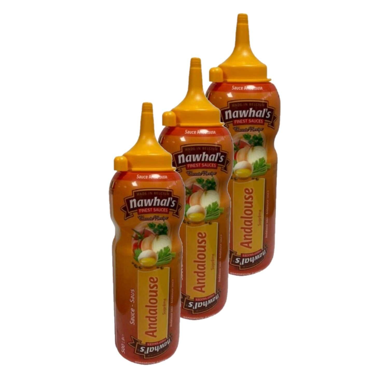 Lot 3x Sauce andalouse - Bouteille 500ml