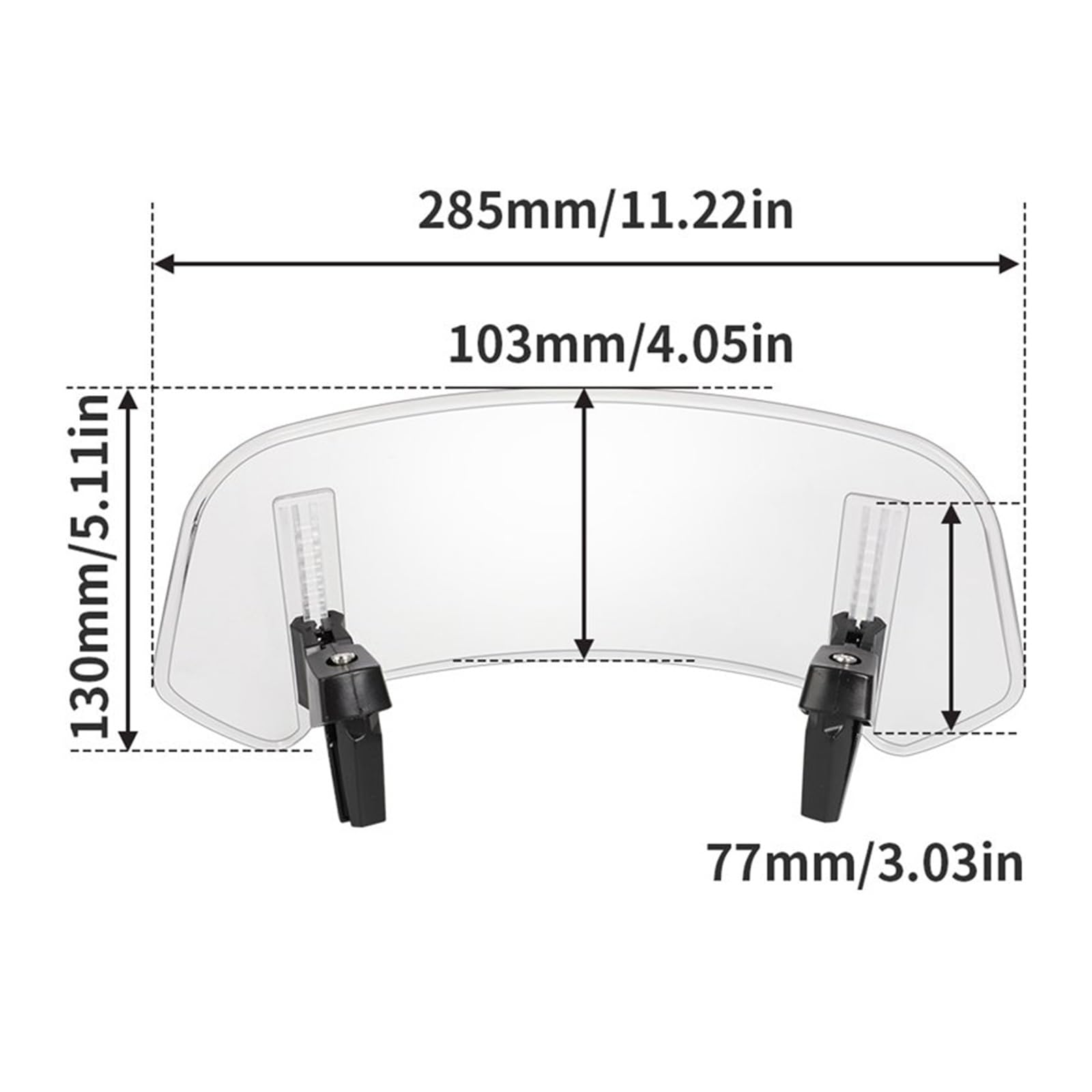 Motor windscherm spoilers & opzetruiten Kawasaki KLE 650 Versys - NR1 Motor