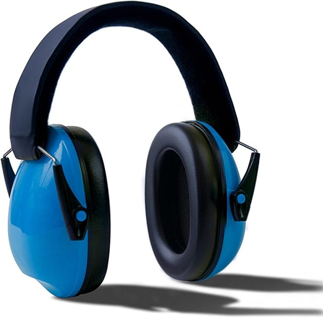 HMILYDYK Kids Safety Ear Defenders Ear Muffs Noise Cancelling Foldable Shooting Earmuffs Headphones with Adjustable Headband for Working, Shooting, Hunting, Ideal for Toddlers Children Babies