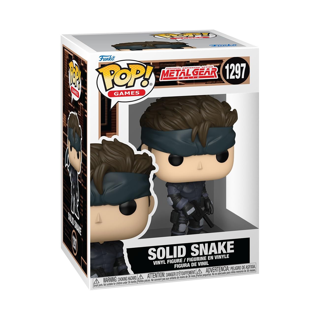 Funko Pop! Games: Metal Gear Solid - Solid Snake - Figura de Vinilo Coleccionable - Idea de Regalo - Mercancía Oficial - Juguetes para niños y Adultos - Figura Modelo para coleccionistas y exhibición
