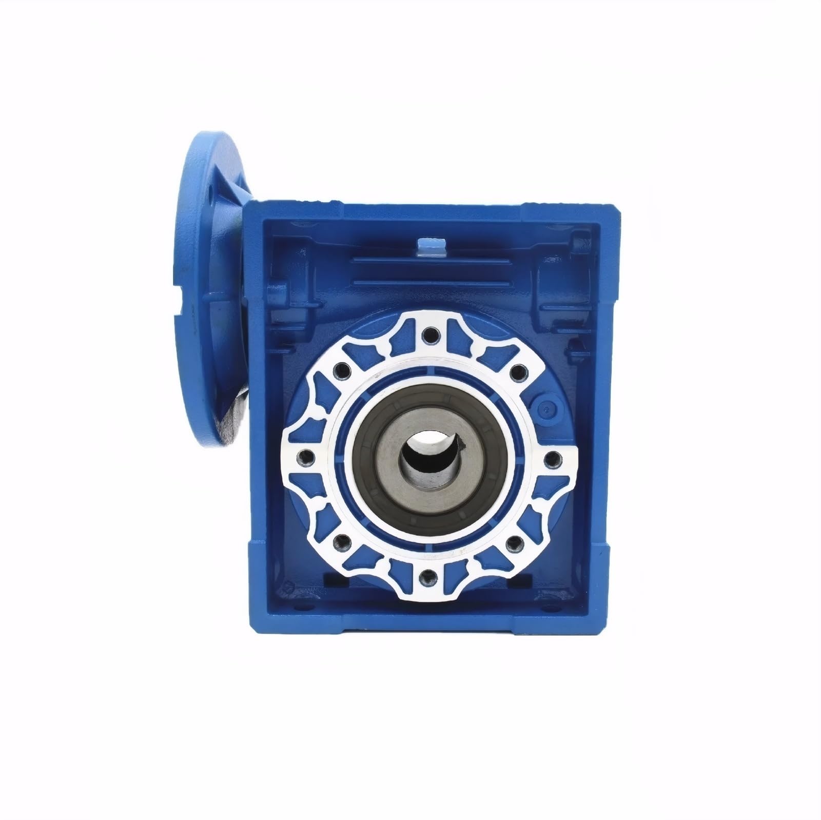 Riduttore di velocità a vite senza fine NMRV075 Flangia 90B14 con albero di ingresso da 24 mm e foro di uscita da 28 mm Alloggiamento in metallo(Ratio 60 to 1)