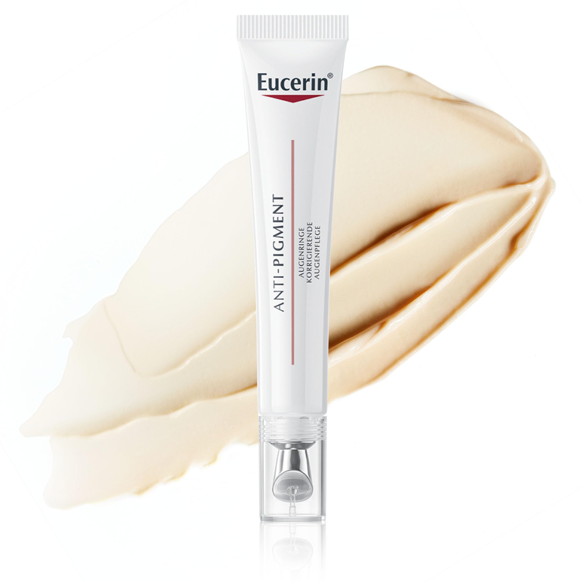 Eucerin Anti-Pigment Augenringe Korrigierende Augenpflege 15 ml, Augencreme reduziert Augenringe und Schwellungen, kühlende Formel mit Thiamidol und Hyaluronsäure für ein frisches Aussehen