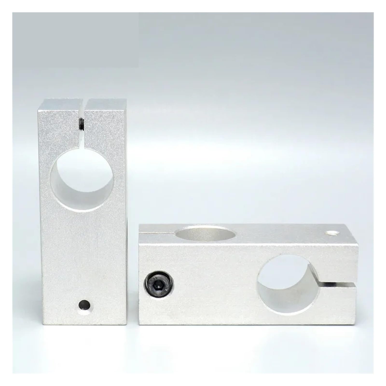 Soporte de fijación de tubería de acero, bloque cruzado de eje óptico de aleación de aluminio, diámetro de conexión 6, 8, 10, 12, 14, 15, 16, 17, 18, 20, 22, 25, 1 Uds.(SZJLH-40-40)