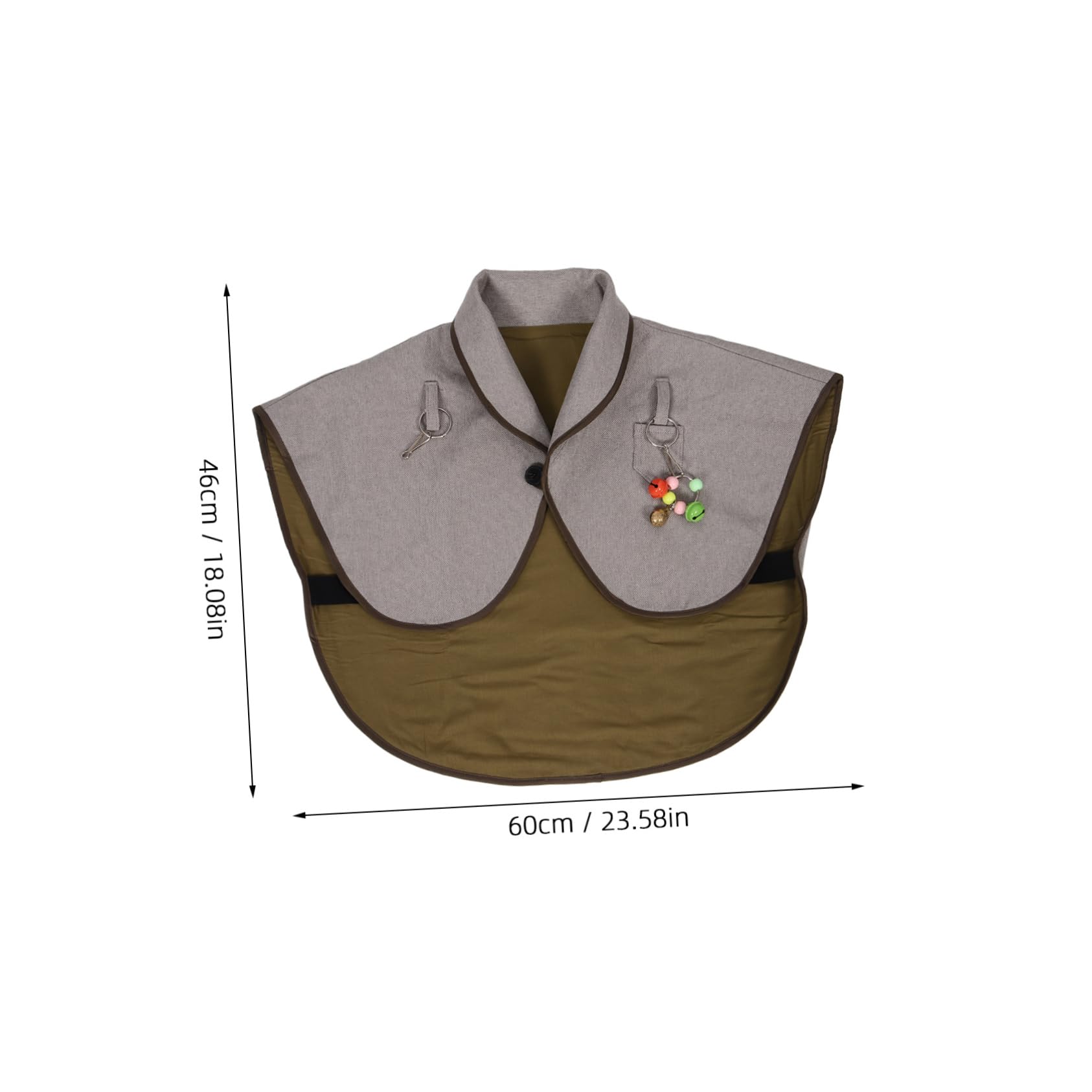 POPETPOP Protector -Scratch Shawl for Birds Reusable Cotton Pad Comfortable Breathable Easy On/Off Design