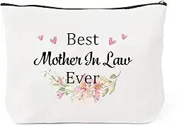 QONCV Bolsas de cosméticos, melhores presentes de sogra para mulheres, dia dos namorados, aniversário, Natal, presentes para sogra, bolsa de maquiagem