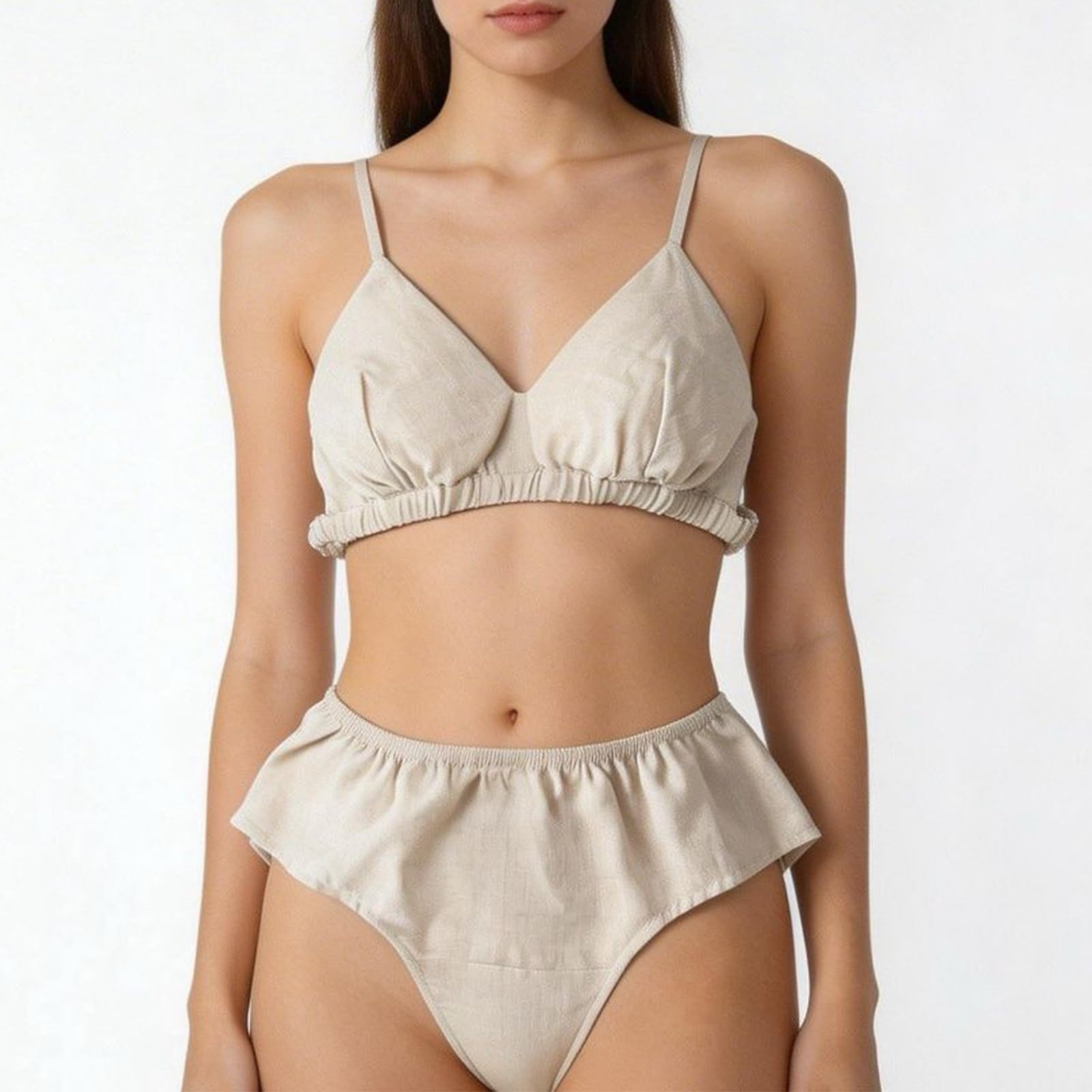 1/2/3 Stück Damen-Unterwäsche Aus 100% Hanf Lockere Langlebige Feuchtigkeitsableitende Boyshort-Höschen Hanf-Kleidung In Übergröße