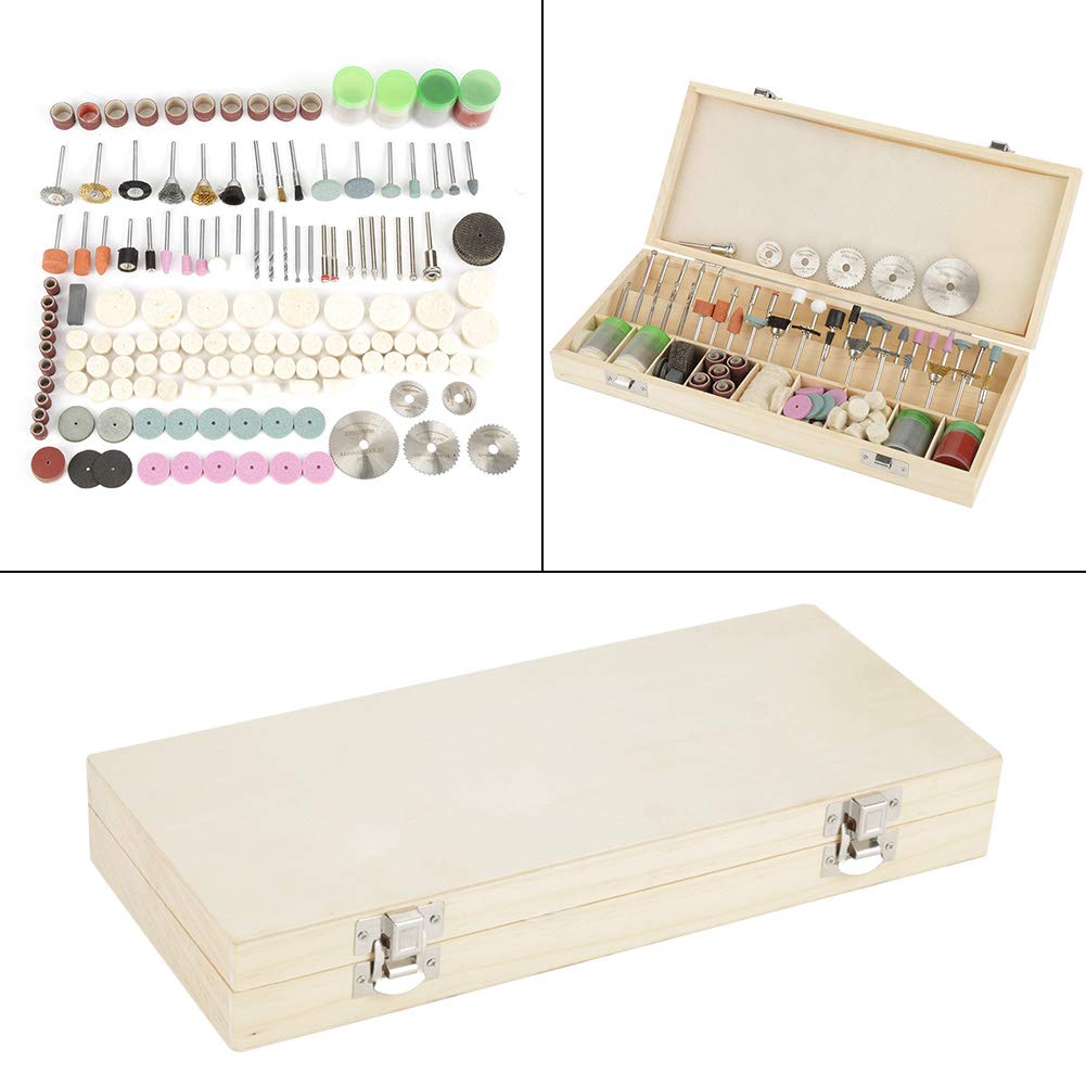 Kit de Accesorios para Herramientas Rotativas de 242 Piezas y similares: Esmerilado, Corte, Pulido, Lijado y Taladrado