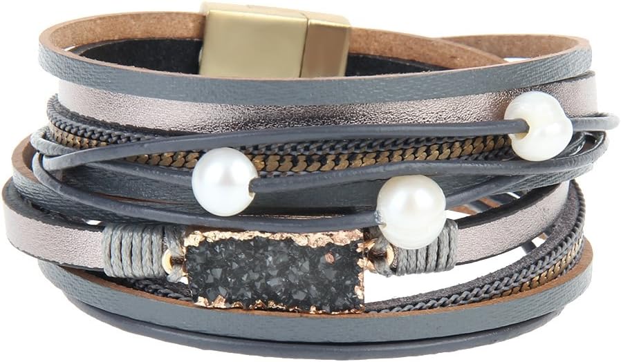 Pearl Leather Bracelet