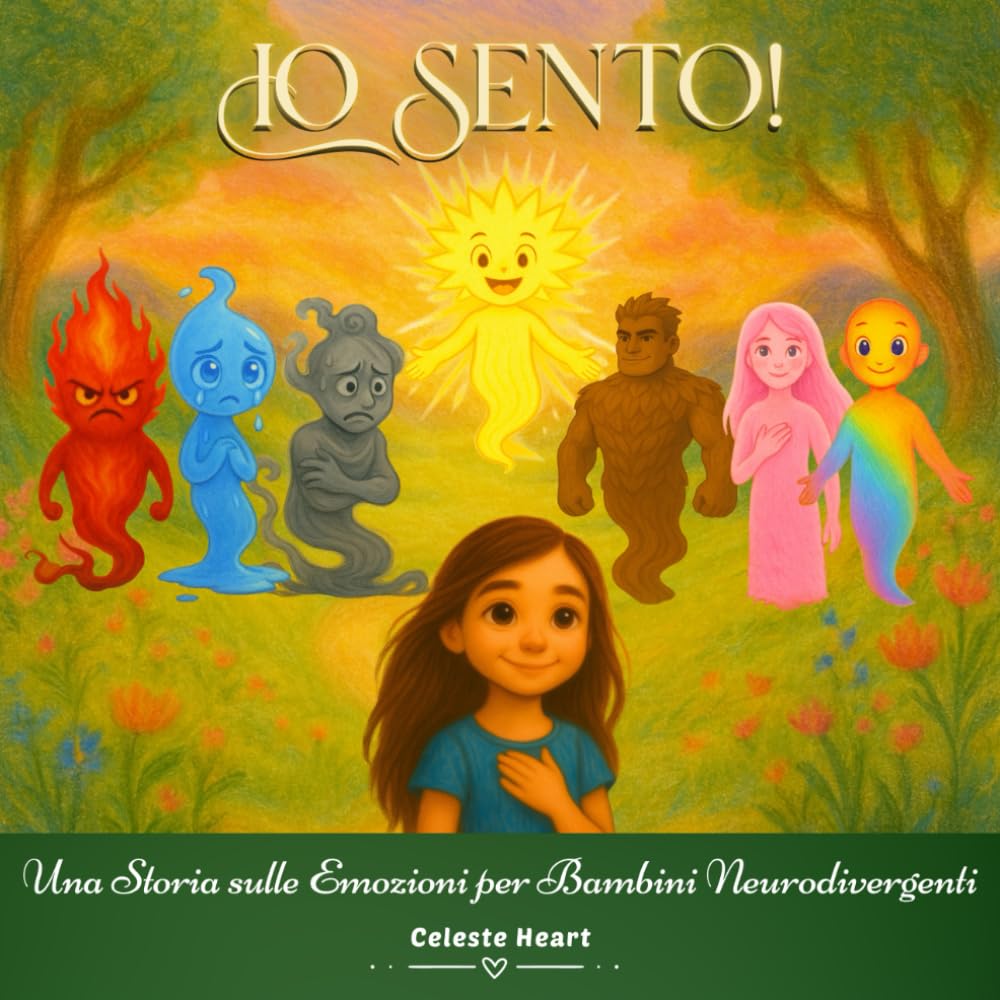 Io Sento! – Una Storia sulle Emozioni per Bambini Neurodivergenti: Un Libro per Aiutare i Bambini con Autismo e ADHD a Comprendere, Accogliere e Gestire le loro Emozioni Intense