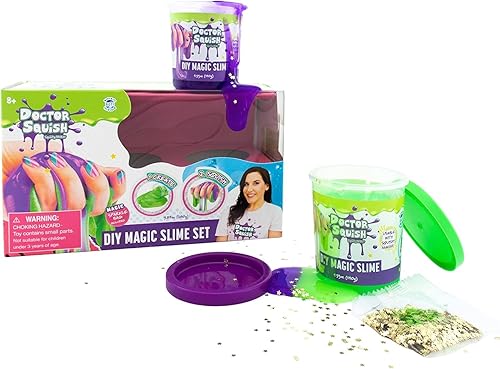 Miniatura 7 de Juego de slime mágico de bricolaje, verde y morado, 1 unidad (paquete de 1)