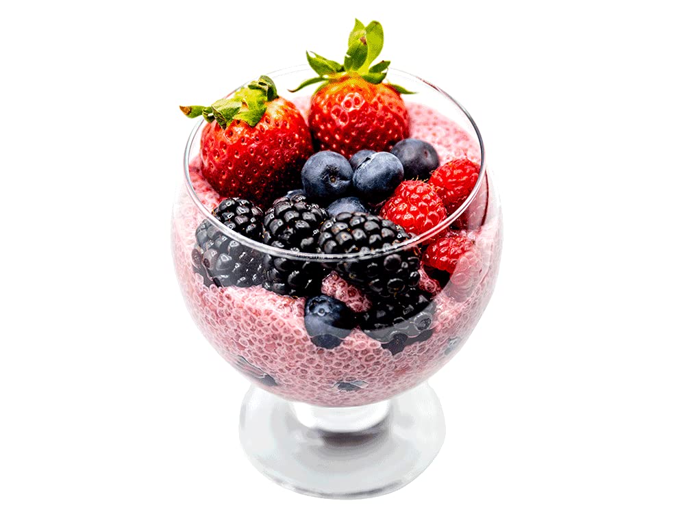 Pack de 9 unidades de comida preparada y congelada Frutify. Selección de smoothies, powerballs, puding de chía y bowls veganos elaborados con frutas y verduras 100% naturales