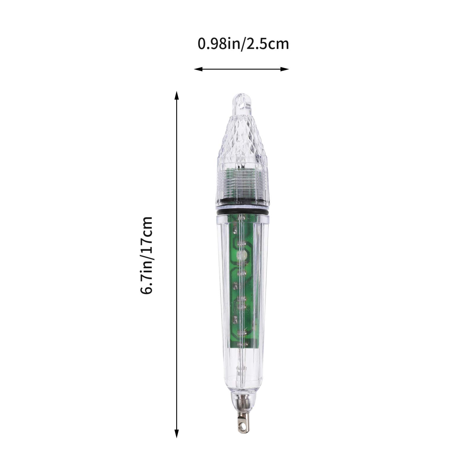Didiseaon Lampada da Pesca Luci LED Subacquee Barche Serbatoio Acquario Esterno LED Luce Esca da Pesca Luce Oceanica Luce da Pesca Canne Sommergibili Palo Punta Sgombro Luminosa