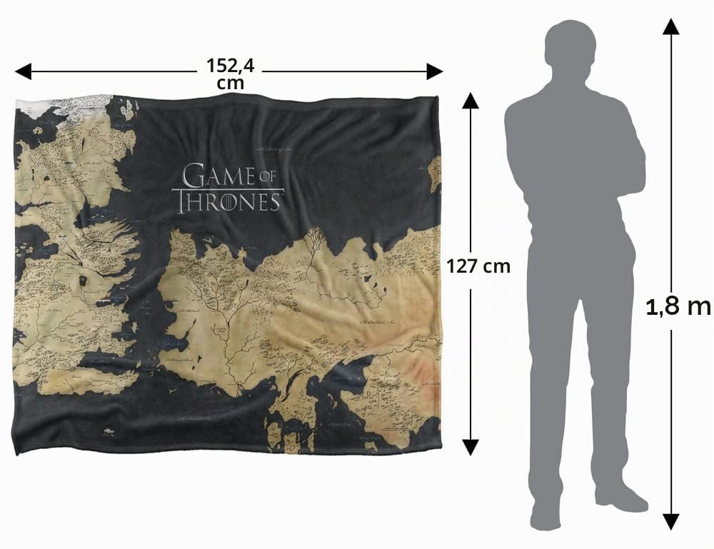 Game of THRONESGame of Thrones Kuscheldecke Silky Touch, Optimalweich, 152 x 127 cm