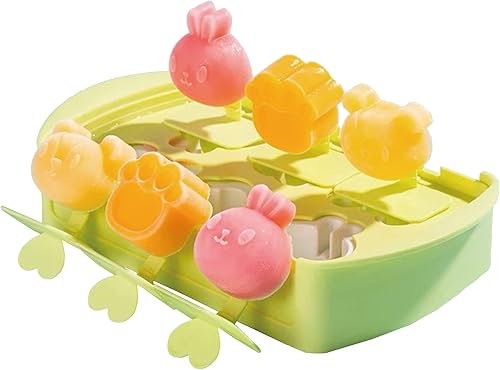 XINGCHENG Juego de 6 moldes para hacer paletas de helado reutilizables, moldes para paletas de hielo duraderos, fácil de liberar y limpiar para la