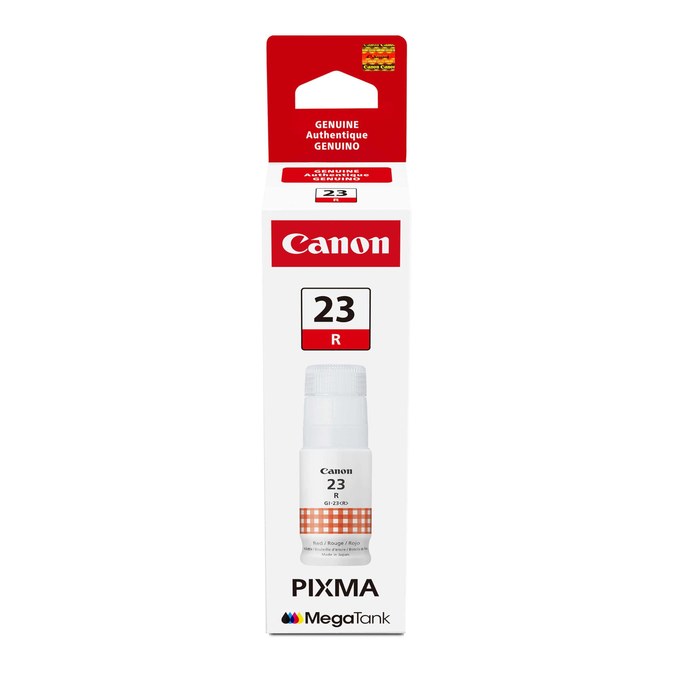 Canon GI-23 Genuine Red Ink Bottle, Compatible with Megatank G620 Printers