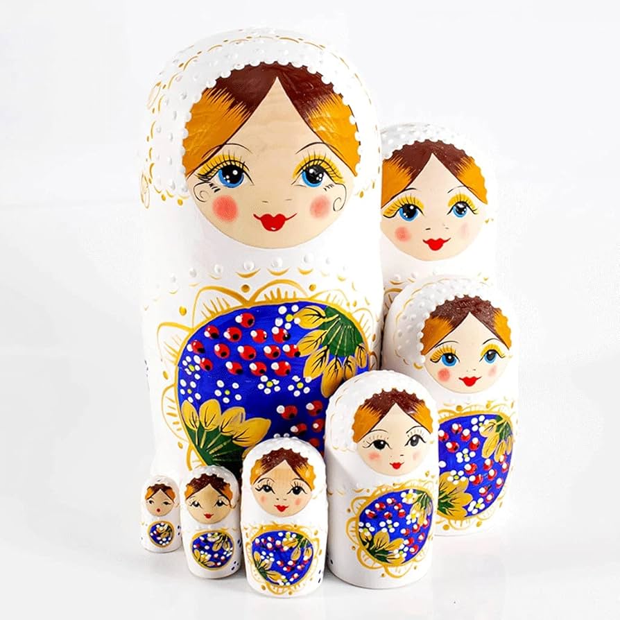 Amazon.co.jp: ロシア人形 Matryoshka 7ピースロシアの