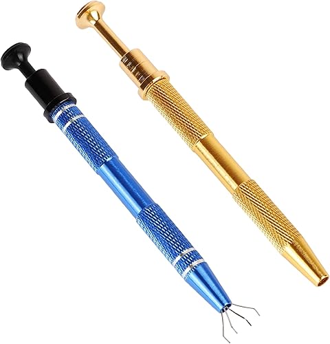 Paquete de 2 herramientas de recolección de joyeros herramienta de agarre de bolas de perforación de acero inoxidable herramienta de recolección de