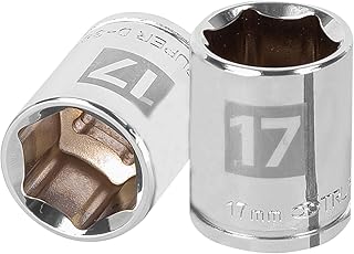 Truper 13681 / D-5217-HM - 17 mm 6-Point Socket, 3/8