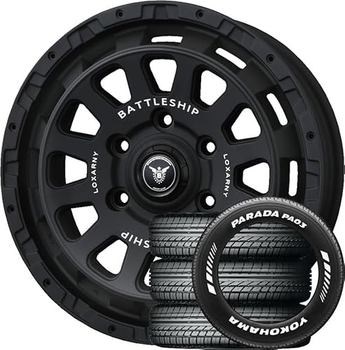 【ハイエース200系用】ロクサーニ バトルシップ NEO (17×6.5J 6-139.7 +38) マットブラック + YOKOHAMA PAR...