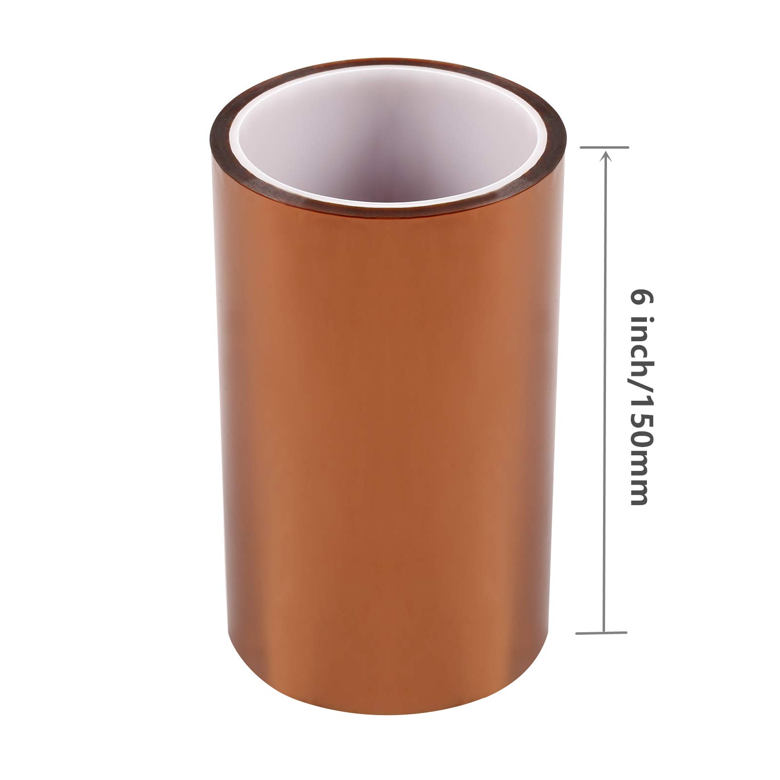 Nastro ad alta temperatura, 150 mm x 33 m, adesivo in silicone resistente in poliammide per piattaforma di stampa 3D, saldatura,
