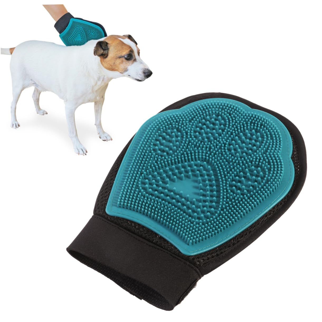 CORHAD Comfortable Pet Massage Gloves Mesh Padding Dog Cat Hair Removal Pet Products