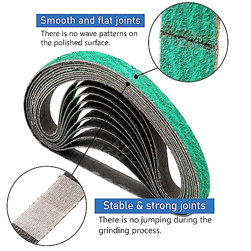 RUIHONGV 1/2x18 Zirconia Sanding Belts