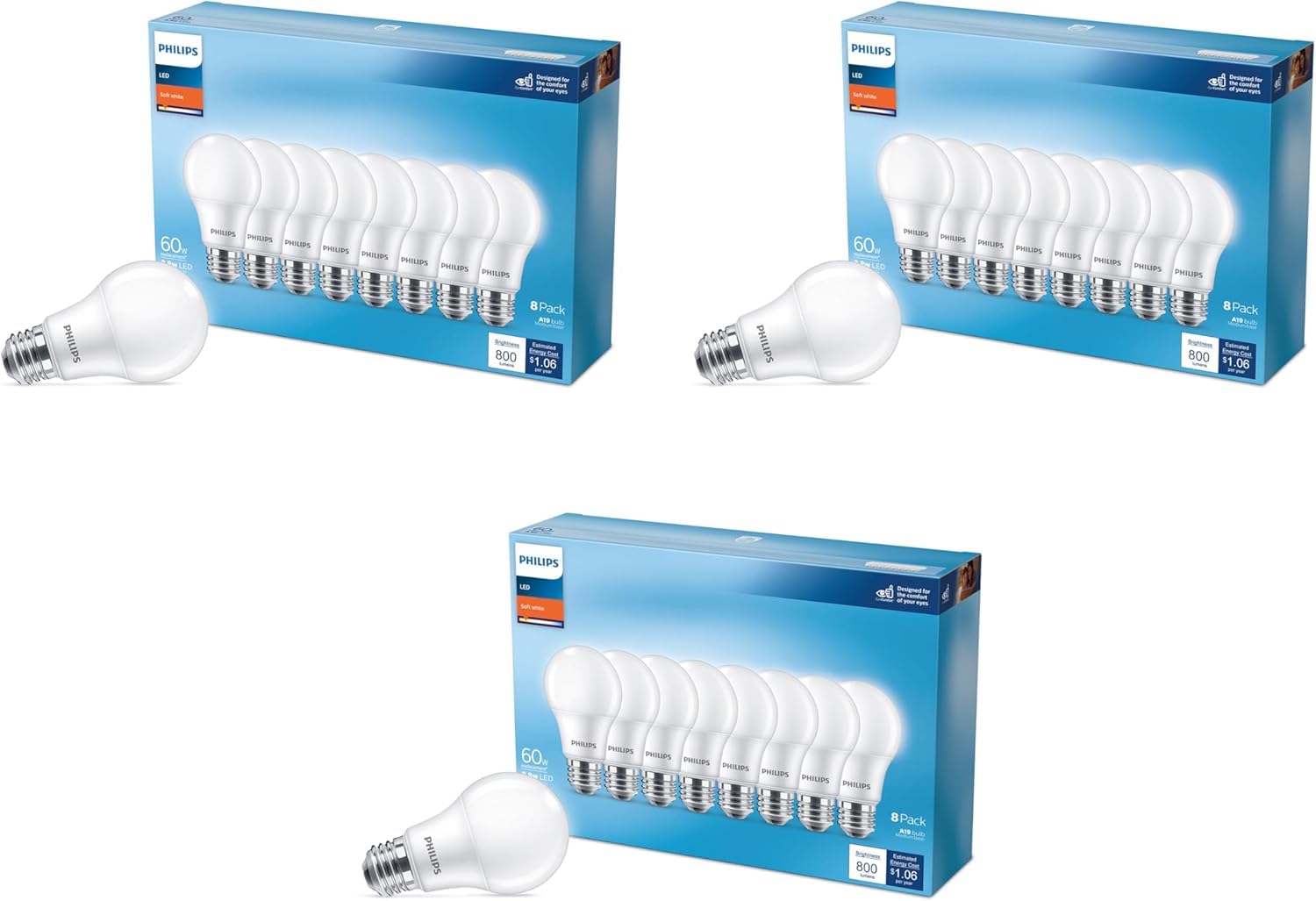 PHILIPS A19 LED Bulb