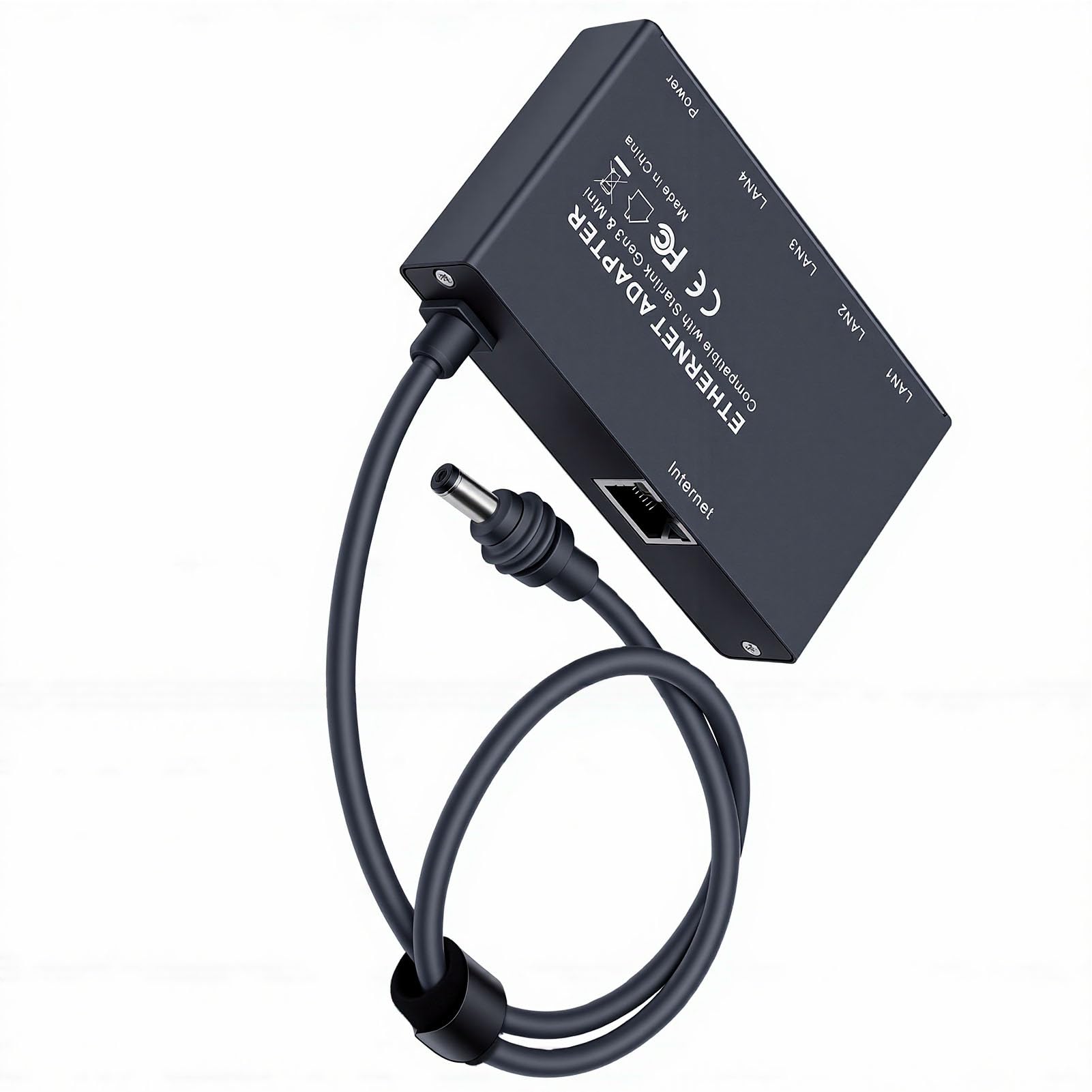 Dpofirs Adattatore Ethernet, Hub di Rete Multiporta con velocità Gigabit e Design Plug Play per Gen3 Mini, Campeggio