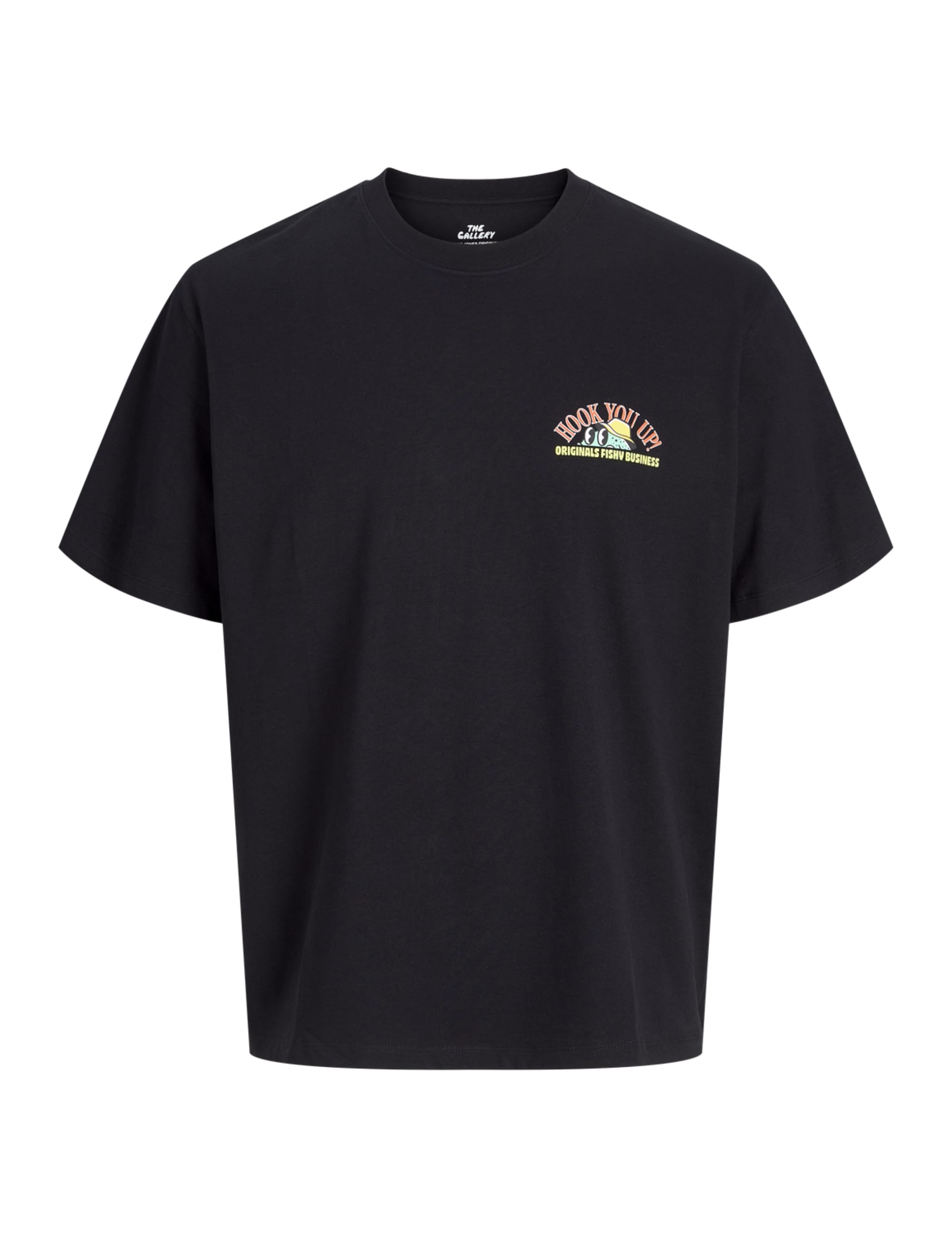 JACK & JONES Jorbigwig Tee SS Crew Neck Tg, Black, XL
