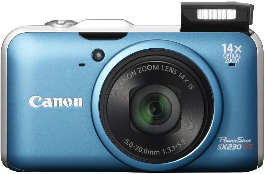 Canon キャノン PowerShot SX230HS Canon PowerShot SX230 HS Digitalkamera (12 MP, 14-fach opt. Zoom