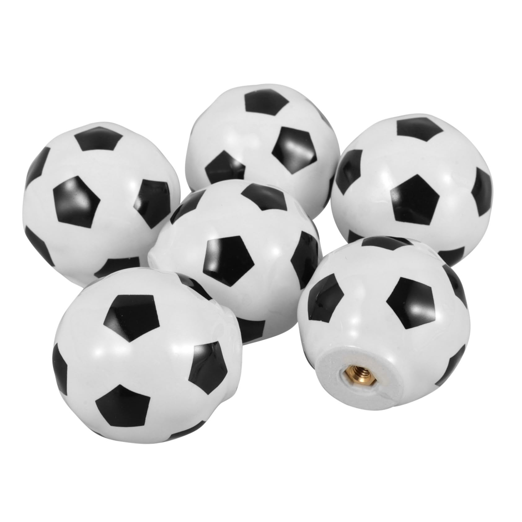 Poignée de porte football au design créatif et décoratif