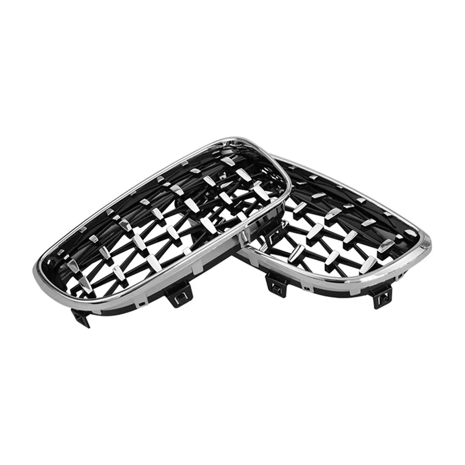 Griglia Anteriore Per BMW Serie 1 E81 E82 E87 E88 128I 130I 135I 2007-2011 Auto Griglia Rene Anteriore Paraurti Griglie Racing Griglia Principale(Nero)