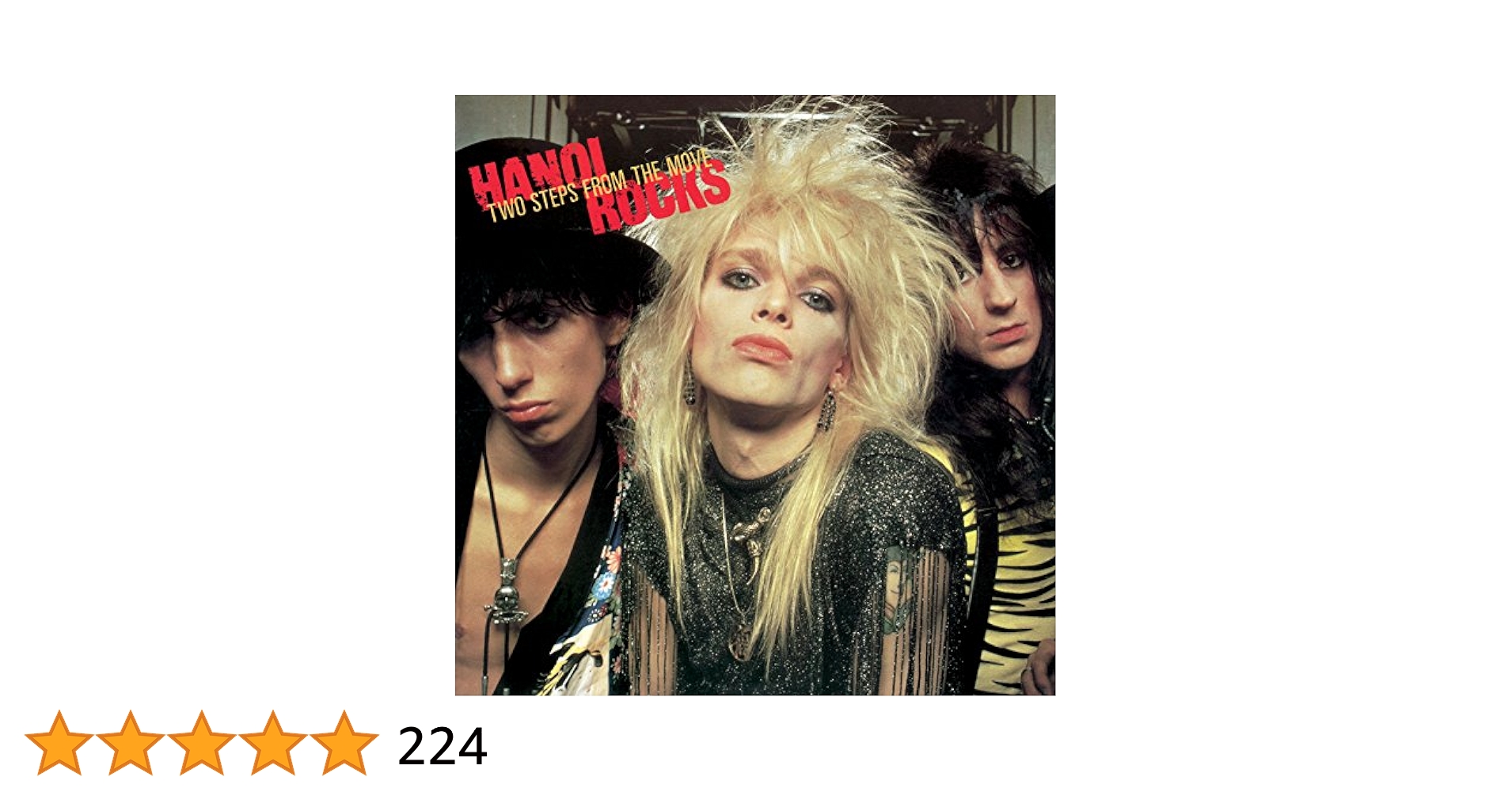 B*B様 ハノイ・ロックス　『トゥー・ステップス・フロム・ザ・ムーヴ』　サイン色 芽瑠璃堂 ＞ ハノイ・ロックス 『トゥー・ステップス・フロム