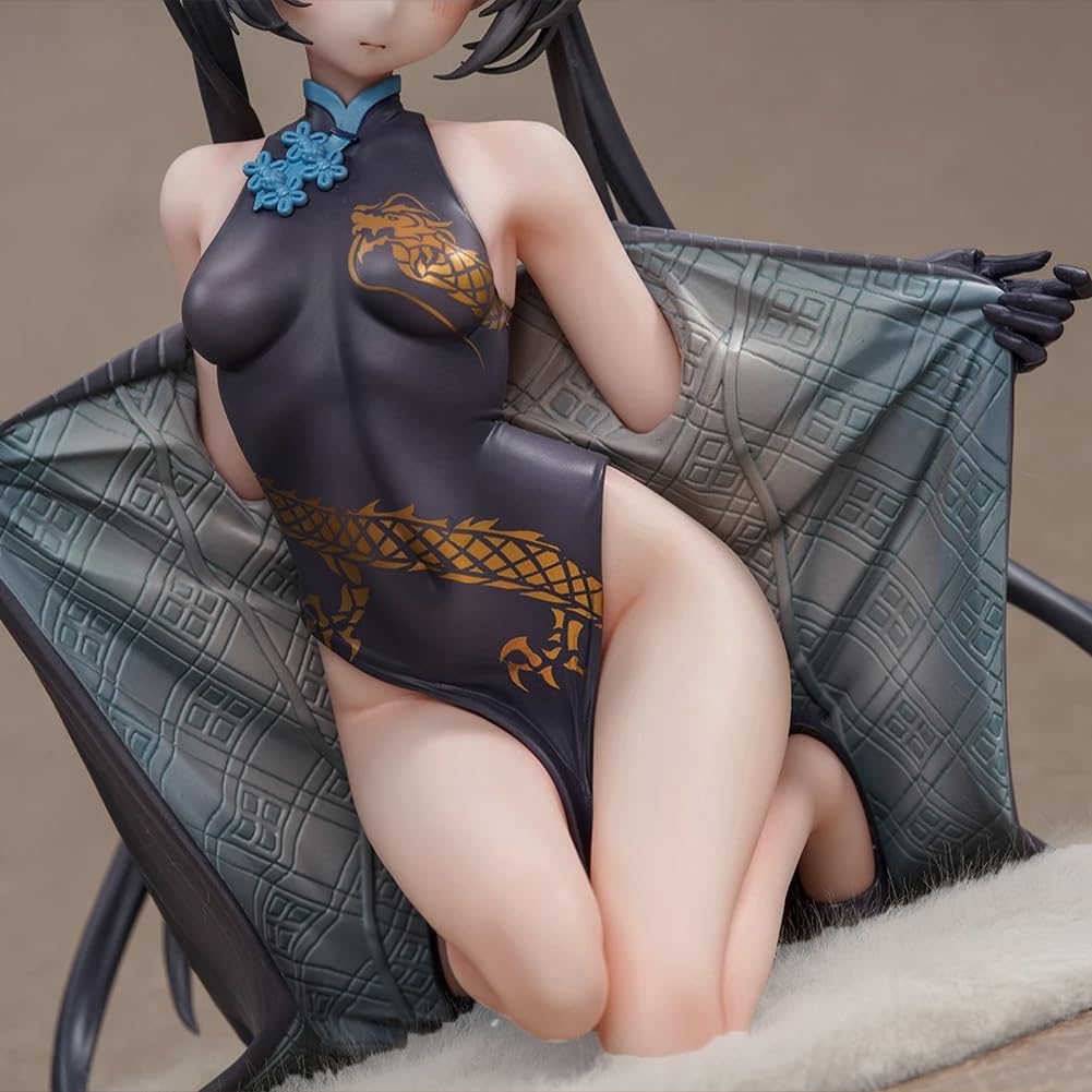 DEXSHUN Ryūge Kisak - Statua di anime Cheongsam Girl con accessori, 16 cm