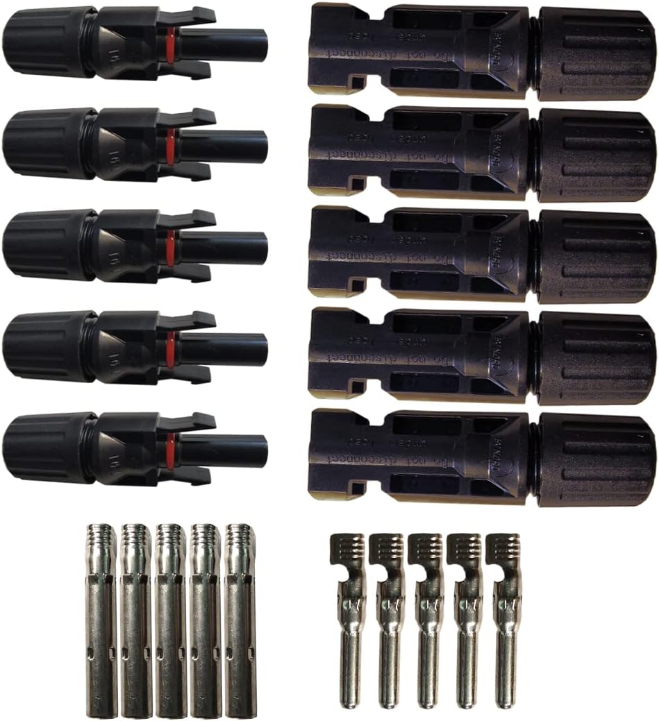 Hygrid Solar MC4 Wire Connector for Solar Panels (5)