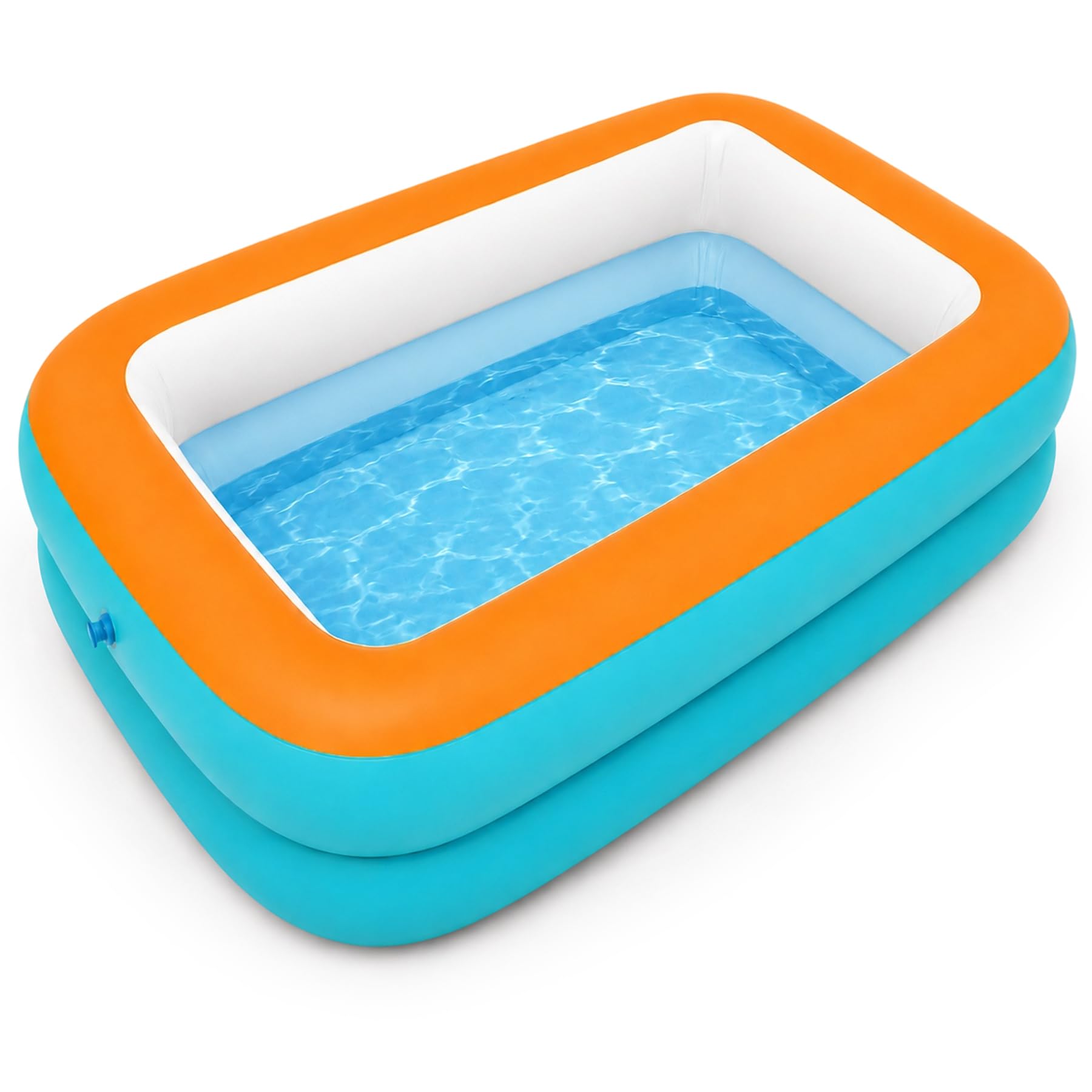 Aufblasbares Planschbecken 105x75cm Kinderpool Tragbare Badewanne