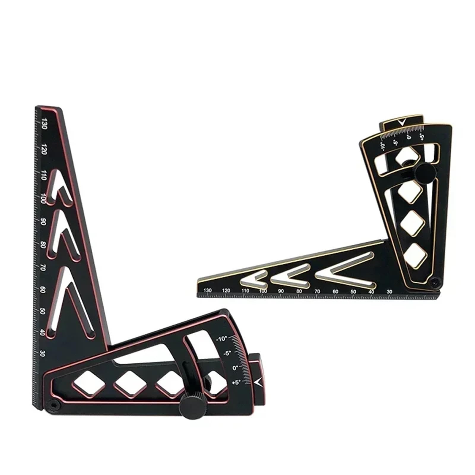 Per 1/8 1/10 RC Auto Per Strumenti Per Hobby Righello Regolabile Metallo Regolazione Dell'Per Altezza Dell'auto E Camber Cerchione 15 Gradi CNC Ricambi Modellini RC