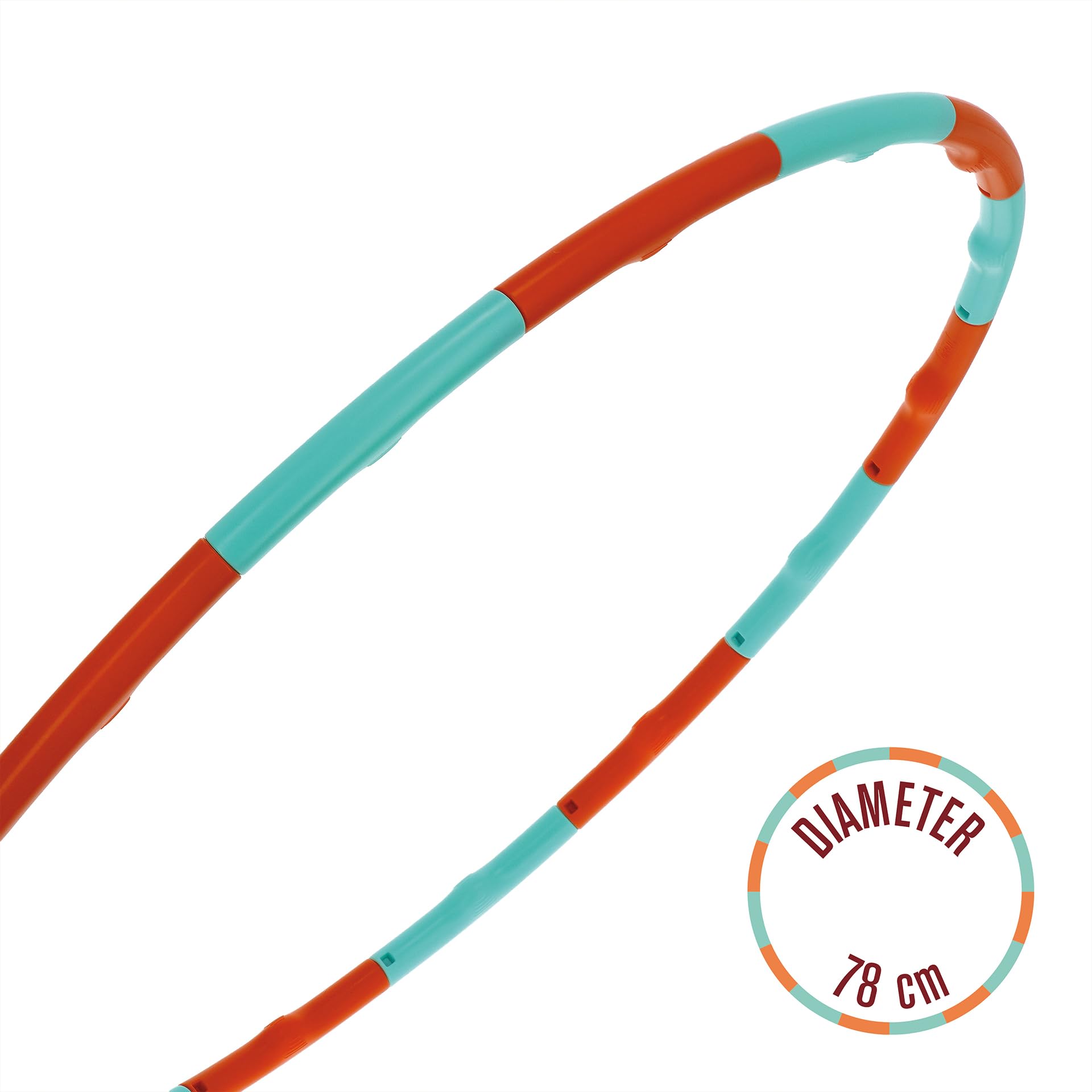 Hula Hoop Legami - 16 Sezioni Assemblabili - Diametro 78 Cm - Per Fitness E Divertimento - Foto 7