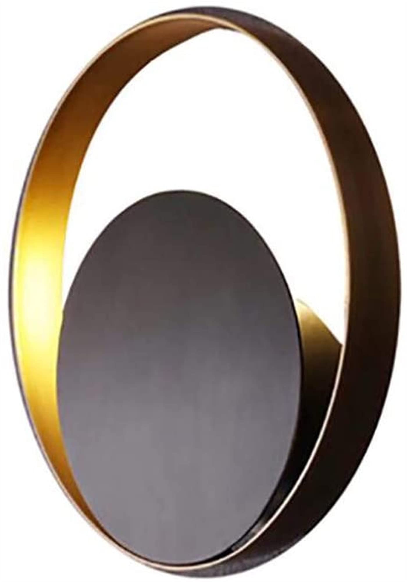 Black Gold Ring Wall Light LED Round Wall Lamp Bedroom Wall Sconce Living Room Hallway Restaurant Hotel Lighting