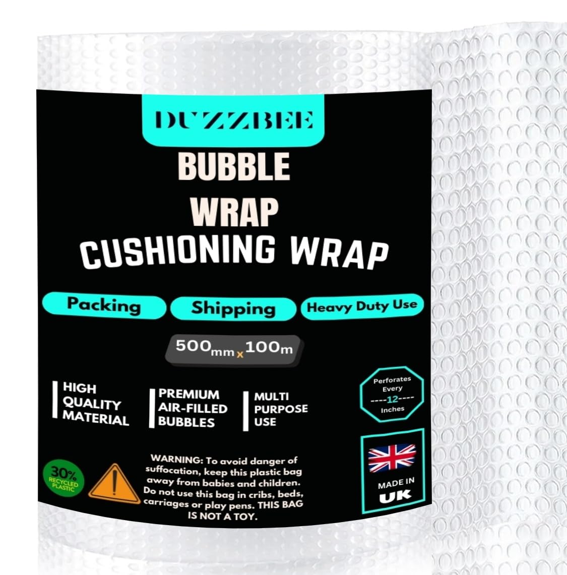DUZZBEE Bubble Wrap | Bubble Wrap For Moving House | Bubble Wrap Roll ...