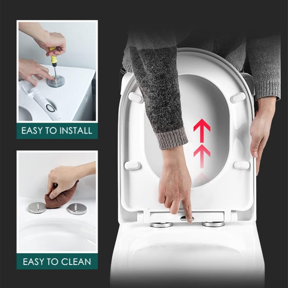 2 Pack Toilet Seat Top Fixings Toilet Seat Hinges Fixing Quick Release