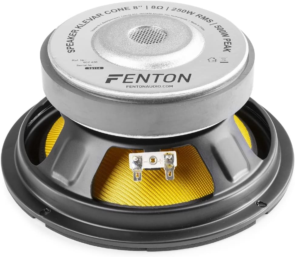 Арткы view of the Fenton 902.426 WK20 woofer showing the speaker terminals