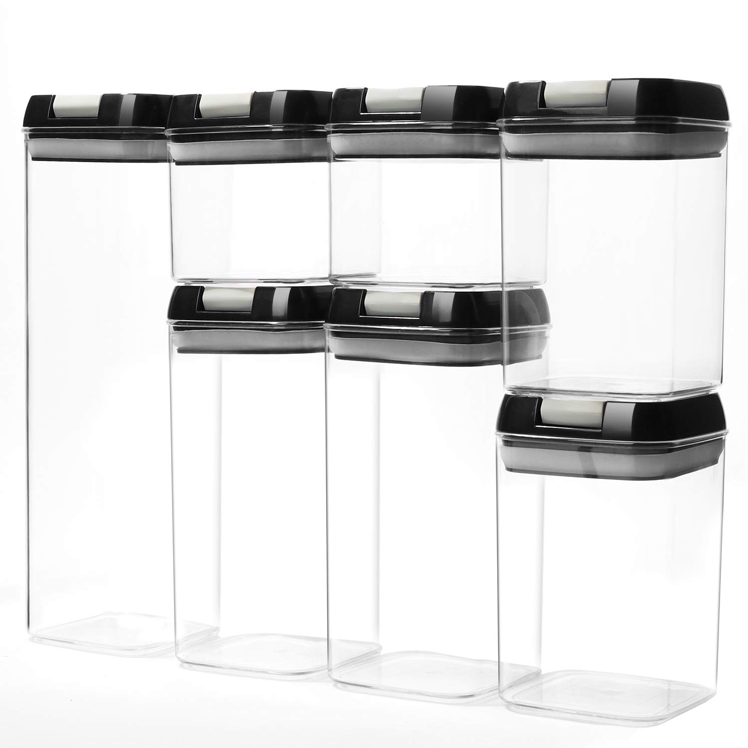 Set 60 Contenitori Alimenti KEMETHY Con Coperchio - Plastica Trasparente Senza BPA + Etichette - 4