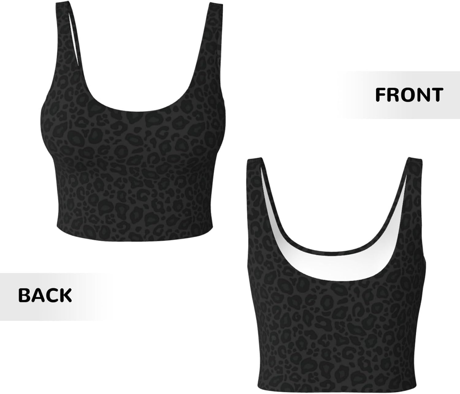 Sports Bras for Women - Running Bra Sleeveless Fitness Workout Crop Tops - High Impact Strappy Yoga Workout Bra - Image 3