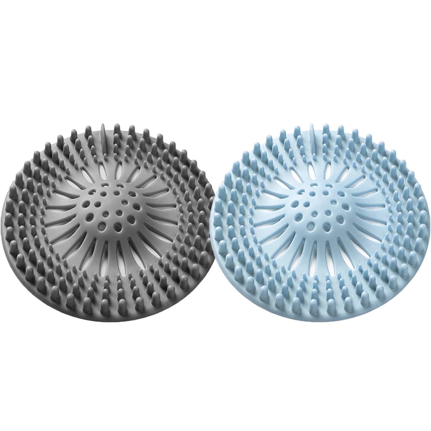RIVAAN Hair Catcher Cover | 5.1 Inch Multicolor Durable Silicone Hair Stopper for Shower, Bathroom, Kitchen Drains and Bathtub and Clean (Pack of 2) (B0CKBF2PFV) Amazon Price History, Amazon Price Tracker