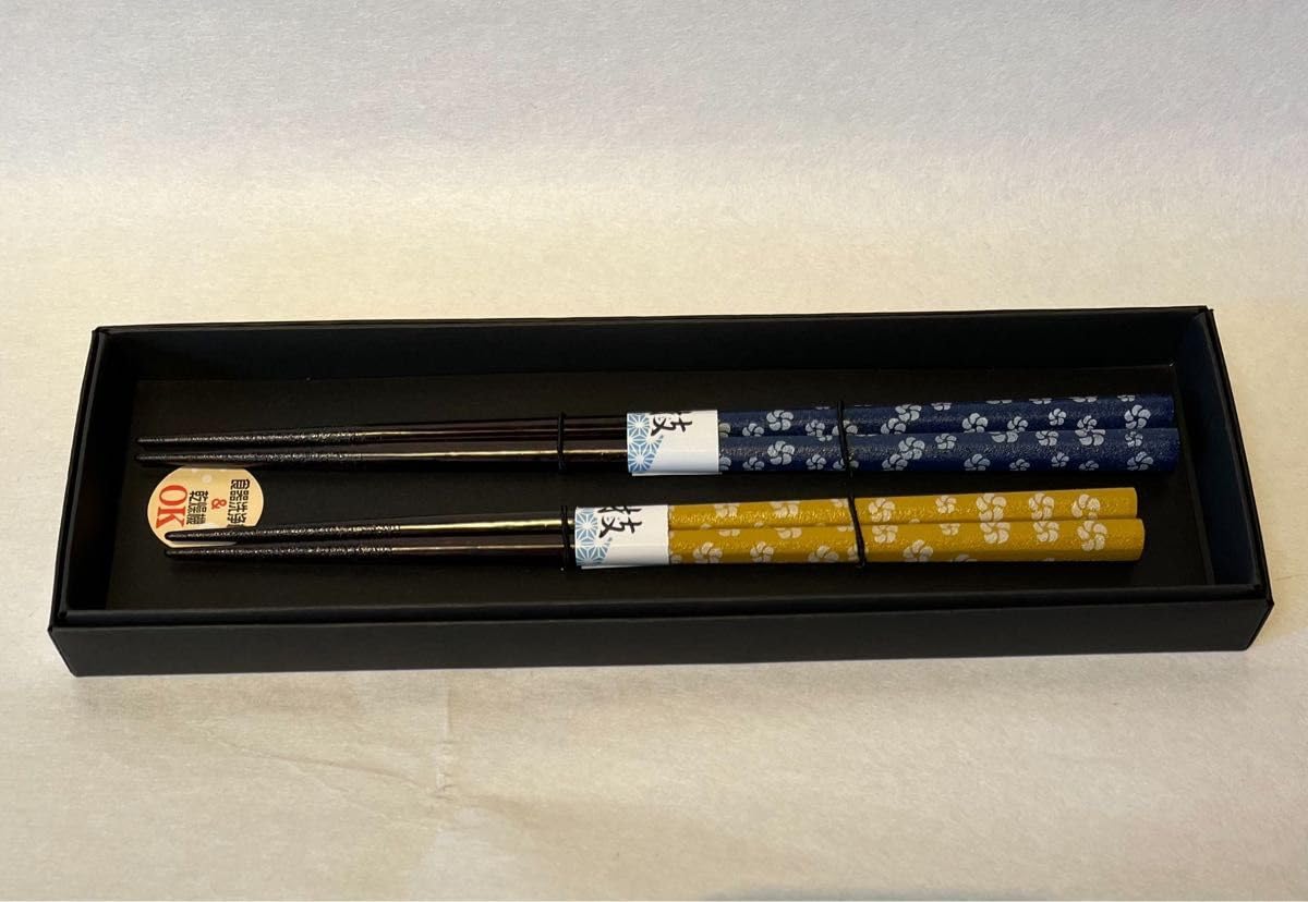 若狭塗　箸■夫婦箸　八角しぐれ　通称百回塗り【2膳】★国産★■天然木■【新品】 Amazon.co.jp: 若狭塗 箸夫婦箸 八角八重の風2膳国産天然木食洗機対応