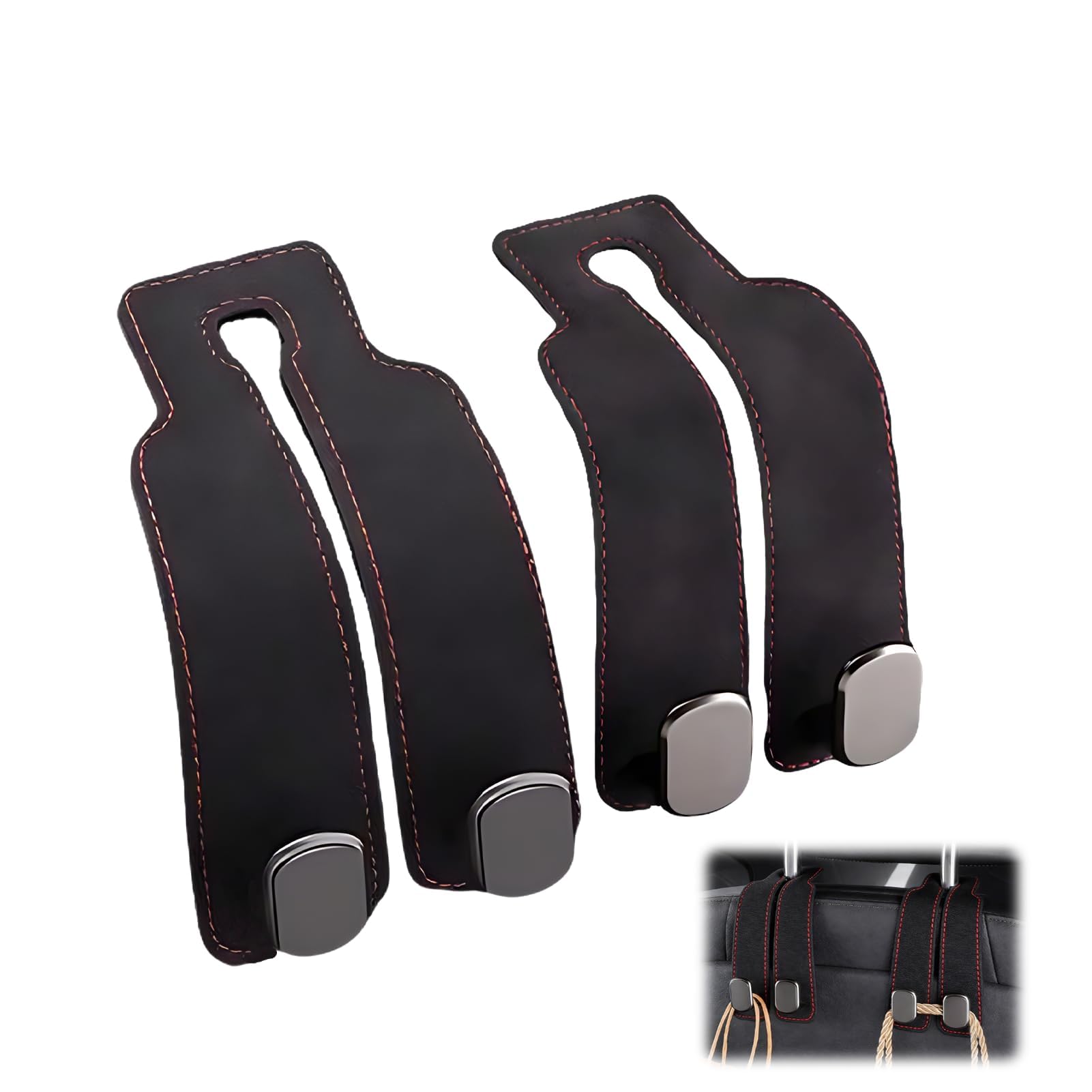 ONEMAJI 2 PCS Car Headrest Hooks for LYNK CO 01 CX11 2017-2023