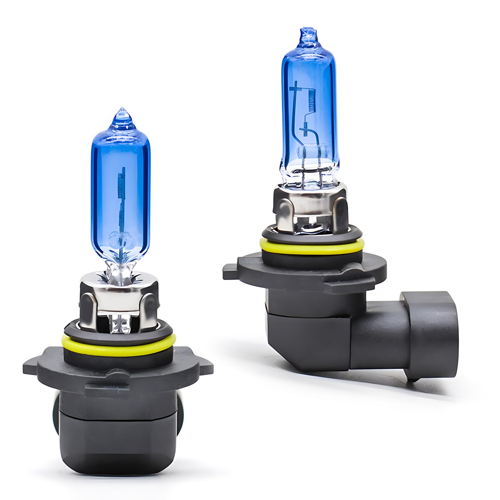 2 PCS Car Halogen Bulb, 9005 12V 65W Super Bright High Temperature Resistant Shockproof High Low Beam, Replacement 360° Lighting Accessories, Suitable for Most Car Models (White)